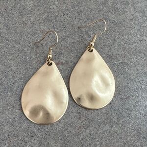 New! Gold color Teardrop Earrings